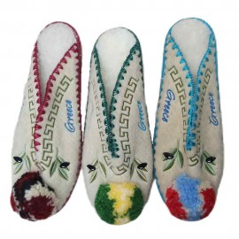 Traditional open Woollen Slippers , Size 35 - 46