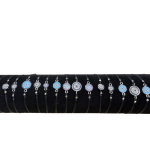 BA-021 Βραχιόλι μάτι με στρας σε ρολό 