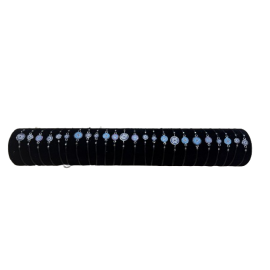 BA-021 Βραχιόλι μάτι με στρας σε ρολό 