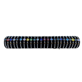 BA-059 Βραχιόλι χρωματιστό μάτι σε ρολό 