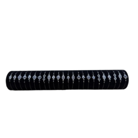 BB-002 Βραχιόλι μάτι με στρας ασημί σε ρολό 