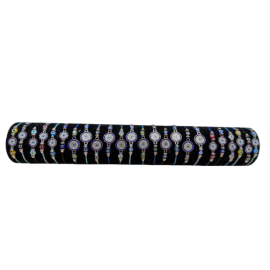 BB-049 Βραχιόλι μάτι με στρας σε ρολό 