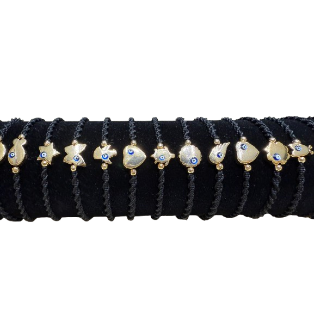 BC-063 Βραχιόλι μάτι χρυσό σε ρολό 