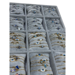 TE-003 Βραχιόλι διάφορα σχέδια χρυσό-ασημί κασετίνα 