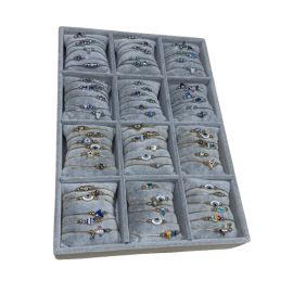 TE-003 Βραχιόλι διάφορα σχέδια χρυσό-ασημί κασετίνα 